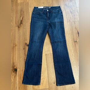 Seven7 Tummyless Boot Deep Indigo Bootcut Jeans. Contour Waist Boot Fit